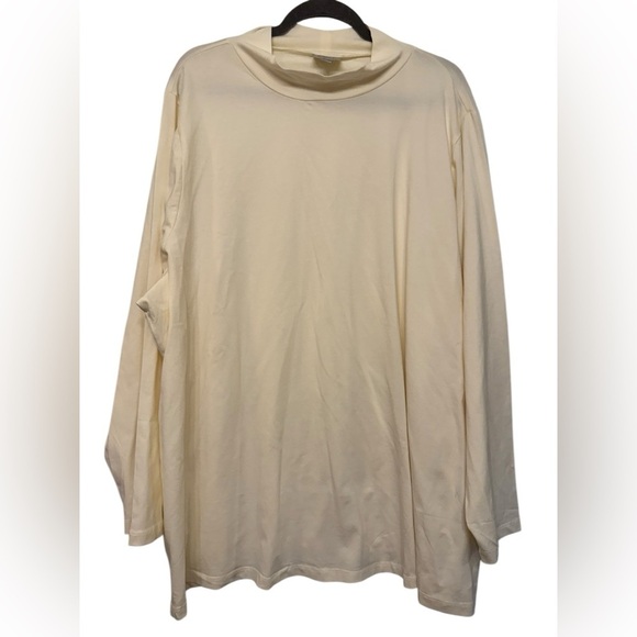 Avenue Long Sleeve Stretchy Mock Neck Top - Picture 1 of 4